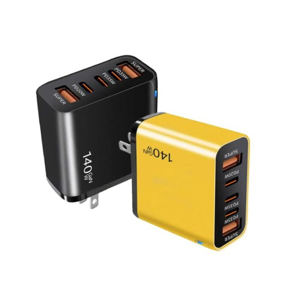 SYA0030912_B1.jpg TE-PD43 Type-C x 3, USB-A x 2 Multi-port Charger for Mobile Phones / Tablets,US Plug, US Plug