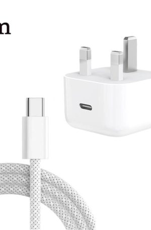 A3365 PD40W USB-C / Type-C Charger with Type-C to Type-C Data Cable, UK Plug, UK Plug + 1m Type-C Cable, UK Plug + 2m Type-C Cable