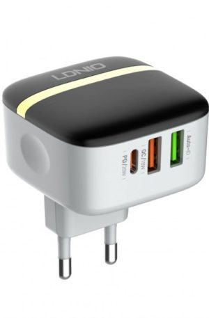 LDNIO A3513Q 32W QC3.0 3 USB Ports Phone Adapter, US Plug with Micro USB Cable, US Plug with 8 Pin Cable, US Plug with Type-C Cable, US Plug with Type-C to 8 Pin Cable, EU Plug with Micro USB Cable, EU Plug with 8 Pin Cable, EU Plug with Type-C Cable...