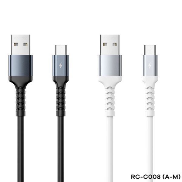 TBD0603272801A_1.jpg REMAX RC-C008 2.4A TPE Soft Anti-breakage Data Cable,Length 1m, USB To Micro USB, USB To 8 Pin, USB To USB-C/Type-C