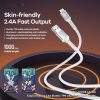 TBD0603272801_B1.jpg REMAX RC-C008 2.4A TPE Soft Anti-breakage Data Cable,Length 1m, USB To Micro USB, USB To 8 Pin, USB To USB-C/Type-C
