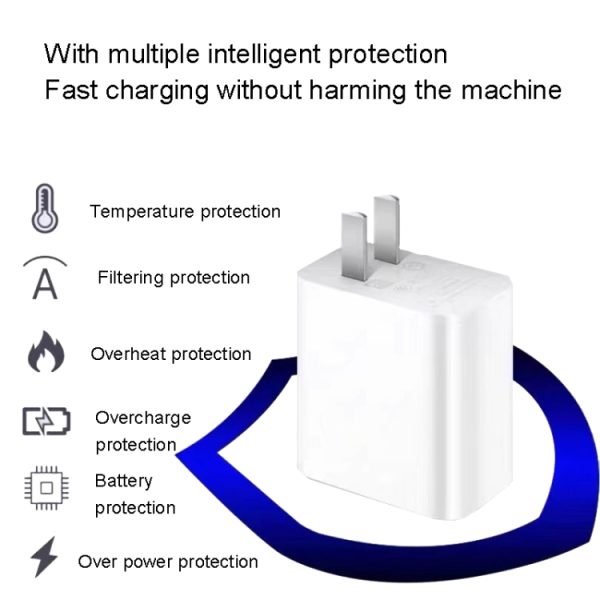 TBD0603352701_B2.jpg For Xiaomi / Redmi Phone 67W Charger Universal Phone Charging Head US Plug, Style:, Charger, Charger+1m Line