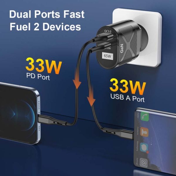 TBD06038266_B6.jpg 65W GAN PD + QC3.0 Fast Charger Phone Notebook Computer Universal Charging Head, EU Plug Black, UK Plug Black, US Plug Black, AU Plug Black, EU Plug White, UK Plug White, US Plug White, AU Plug White