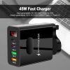 TBD06058047_B4.jpg 2 USB+2 Type-C Digital Display Mobile Phone Multi-port Charger, EU Plug Black, US Plug Black, UK Plug Black, EU Plug White, US Plug White, UK Plug White