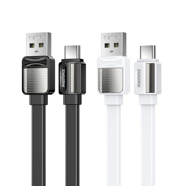 EDA001317401B_1.jpg Remax 2.4A Platinum Pro Charging Data Cable, Length: 1m, Type-C, 8 Pin, Micro USB