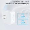 EDA003145001_2.jpg SDC-40W Dual PD USB-C / Type-C Charger for iPhone / iPad Series, AU Plug