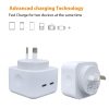 EDA003145001_4.jpg SDC-40W Dual PD USB-C / Type-C Charger for iPhone / iPad Series, AU Plug