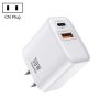 EDA003466501A-1.jpg REMAX RP-U82 30W USB+USB-C/Type-C Dual Interface Fast Charger, CN Plug, EU Plug, UK Plug, US Plug