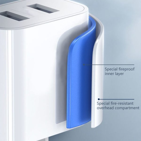 EDA003467101_B5.jpg REMAX RP-U35 Jane Series 2.1A Dual USB Port Fast Charger Set, 8 Pin, Micro USB, USB-C/Type-C