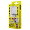 EDA003468001_B7.jpg REMAX RP-U68 20W USB+USB-C/Type-C Dual Interface Fast Charger Set, CN Plug, EU Plug, UK Plug, US Plug