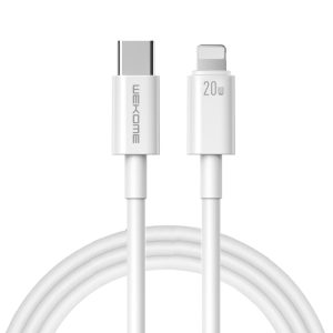 WEKOME WDC-168 Original Series PD 20W USB-C / Type-C to 8 Pin Fast Charge Data Cable, Length: 1m