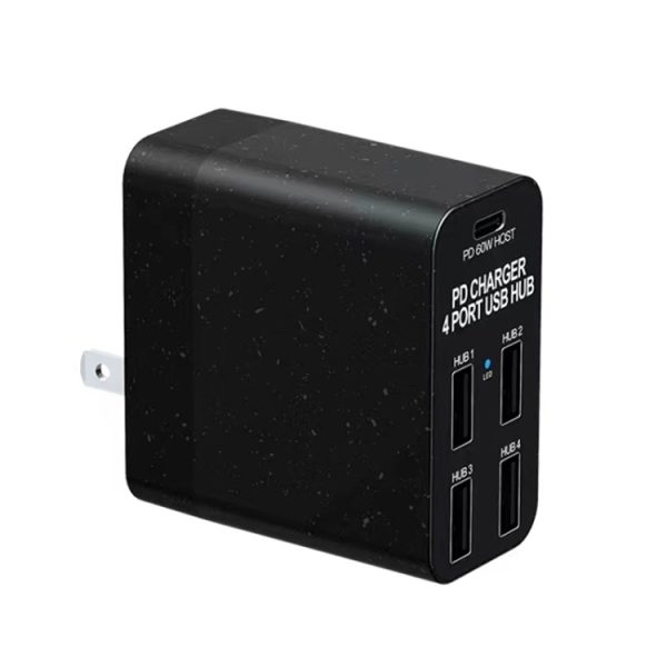 EDA0039158.jpg X83 65W Output USB-C / Type-C + 4 Ports USB HUB PD Charger, US Plug