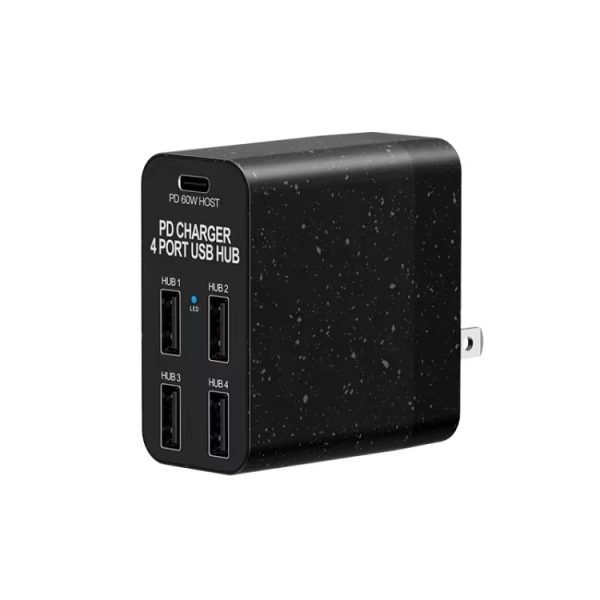 EDA0039158_1.jpg X83 65W Output USB-C / Type-C + 4 Ports USB HUB PD Charger, US Plug