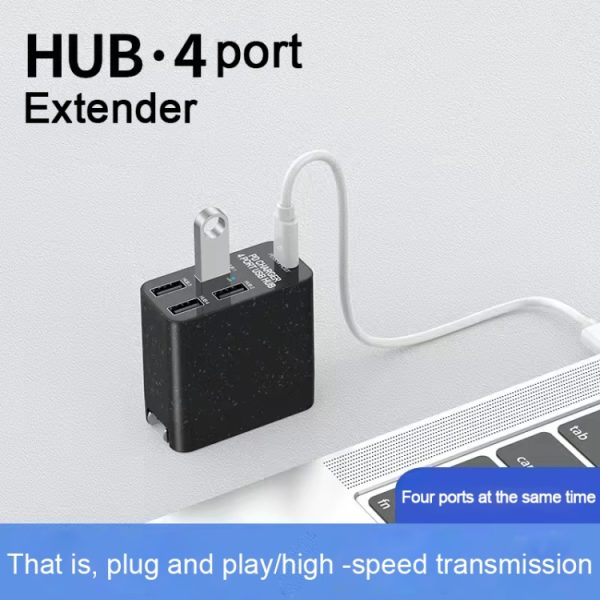 EDA0039158_2.jpg X83 65W Output USB-C / Type-C + 4 Ports USB HUB PD Charger, US Plug