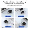 EDA0039158_5.jpg X83 65W Output USB-C / Type-C + 4 Ports USB HUB PD Charger, US Plug