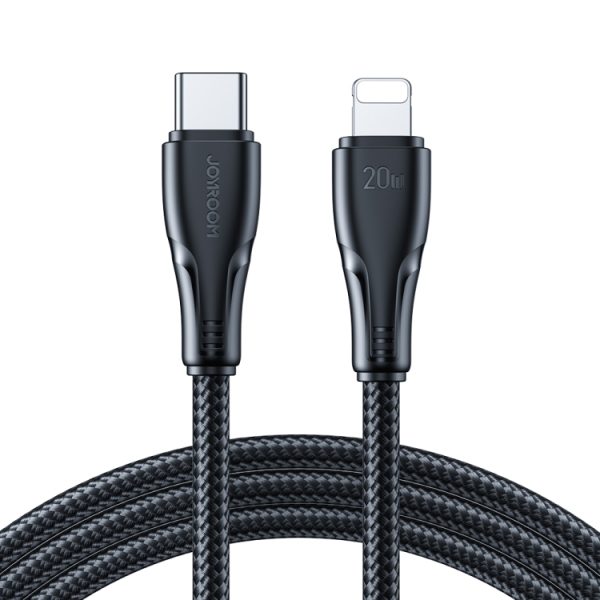 EDA003984901A-1.jpg JOYROOM 20W Type-C to 8 Pin Surpass Series Fast Charging Data Cable, 0.25m, 1.2m, 2m, 3m