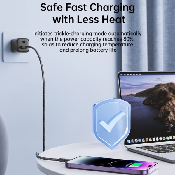 EDA003984901_B1.jpg JOYROOM 20W Type-C to 8 Pin Surpass Series Fast Charging Data Cable, 0.25m, 1.2m, 2m, 3m