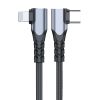 EDA003987401-1.jpg ADC-009 20W USB-C/Type-C to 8 Pin Double Elbow Data Cable, 0.4m, 1m, 2m