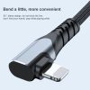 EDA003987401_2.jpg ADC-009 20W USB-C/Type-C to 8 Pin Double Elbow Data Cable, 0.4m, 1m, 2m
