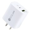 EDA004272101A-1.jpg PD 20W USB-C/Type-C+QC 3.0 USB Interface Fast Charge Charger, Specification: US Plug