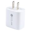 EDA004272101A_1.jpg PD 20W USB-C/Type-C+QC 3.0 USB Interface Fast Charge Charger, Specification: US Plug