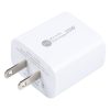 EDA004272101A_2.jpg PD 20W USB-C/Type-C+QC 3.0 USB Interface Fast Charge Charger, Specification: US Plug