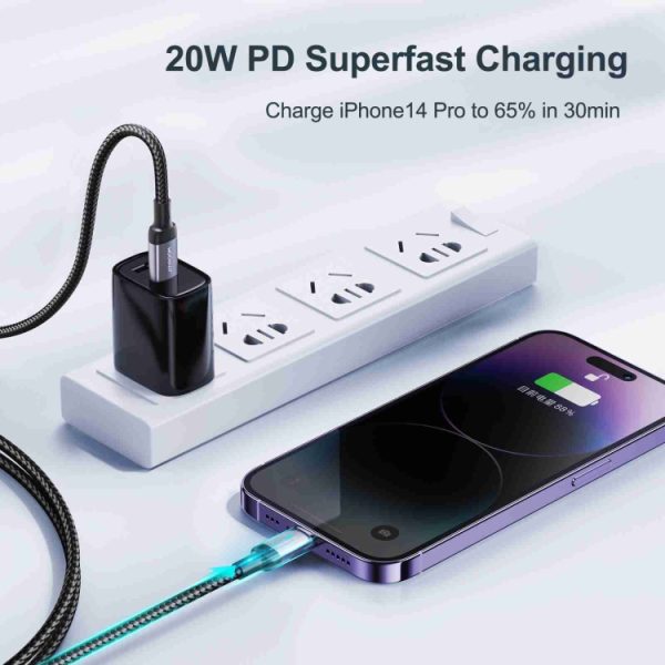 JOYROOM S-CL020A10 Extraordinary Series 30W USB-C / Type-C to 8 Pin Fast Charging Data Cable, 8 Pin, 1.2m, 8 Pin, 2m, 8 Pin, 3m