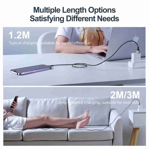 JOYROOM S-CL020A10 Extraordinary Series 30W USB-C / Type-C to 8 Pin Fast Charging Data Cable, 8 Pin, 1.2m, 8 Pin, 2m, 8 Pin, 3m