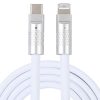 EDA004567401C-1.jpg Mech Series 120W USB-C / Type-C to 8 Pin Metal Plug Silicone Fast Charging Data Cable, Length: 1.2m, 8 Pin, 1.2m Type-C to 8 Pin