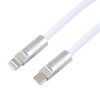 EDA004567401C_3.jpg Mech Series 120W USB-C / Type-C to 8 Pin Metal Plug Silicone Fast Charging Data Cable, Length: 1.2m, 8 Pin, 1.2m Type-C to 8 Pin