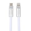 EDA004567401C_4.jpg Mech Series 120W USB-C / Type-C to 8 Pin Metal Plug Silicone Fast Charging Data Cable, Length: 1.2m, 8 Pin, 1.2m Type-C to 8 Pin