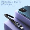 EDA004780401A_5.jpg YESIDO CA107 1.2m 2.4A USB-C / Type-C to 8 Pin OD0.6 Charging Data Cable, CA107