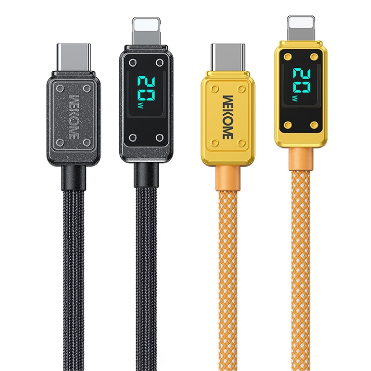 WK WDC-08 PD 20W USB-C/Type-C to 8 Pin Digital Display Data Cable, Length: 1m, WDC-08 2 WK WDC-08 PD 20W USB-C/Type-C to 8 Pin Digital Display Data Cable, Length: 1m, WDC-08 - Image 2