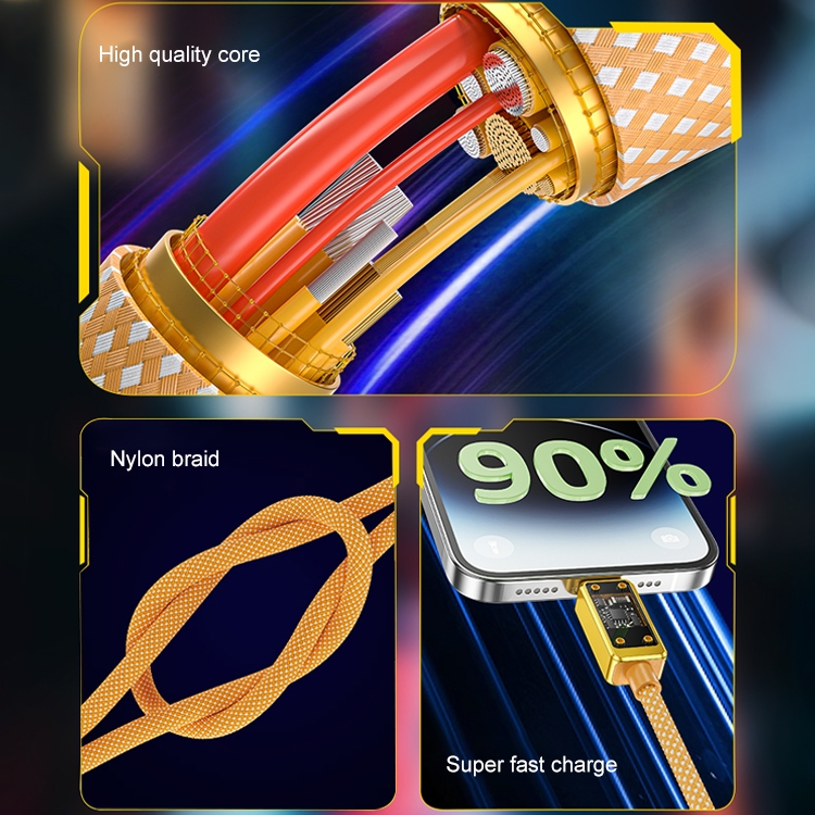 WK WDC-08 PD 20W USB-C/Type-C to 8 Pin Digital Display Data Cable, Length: 1m, WDC-08 5 WK WDC-08 PD 20W USB-C/Type-C to 8 Pin Digital Display Data Cable, Length: 1m, WDC-08 - Image 5