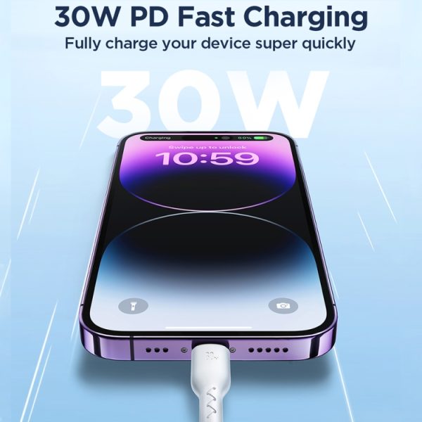 EDA0049952_B2.jpg JOYROOM SA26-CL3 Flash Charge Series 30W USB-C / Type-C to 8 Pin Fast Charging Data Cable, 1m, 2m, 3m