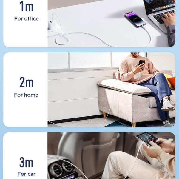 EDA0049952_B8.jpg JOYROOM SA26-CL3 Flash Charge Series 30W USB-C / Type-C to 8 Pin Fast Charging Data Cable, 1m, 2m, 3m