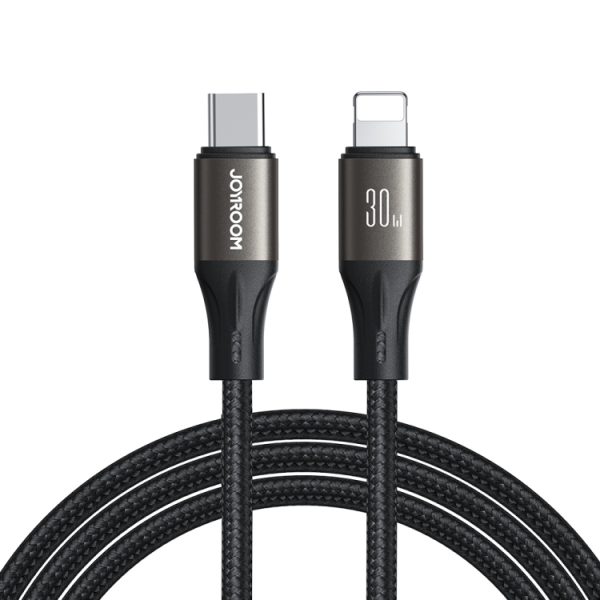 EDA005180601A-1.jpg JOYROOM SA25-CL3 30W USB-C/Type-C to 8 Pin Fast Charge Data Cable, 1.2m, 2m, 3m