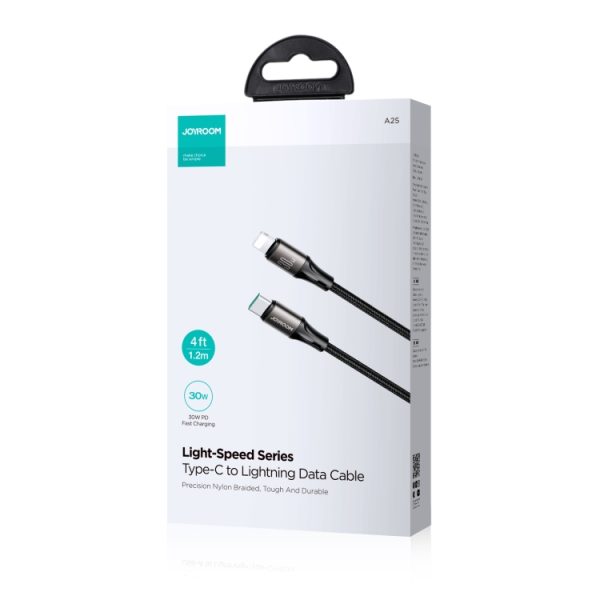 EDA0051806_B7.jpg JOYROOM SA25-CL3 30W USB-C/Type-C to 8 Pin Fast Charge Data Cable, 1.2m, 2m, 3m