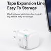 USAMS US-CC202 SMF Series PD35W Dual Type-C Port GaN Fast Charger, EU Plug