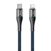 EDA006711601A-1.jpg REMAX RC-C116 1.2m 30W Type-C to 8 Pin Smart Power-off Fast Charging Data Cable, Type-C to 8 Pin