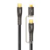EDA006735101A-1.jpg REMAX RC-C165 Prime 1.2m 60W Type-C to Type-C + 8 Pin Braided Fast Charging Cable, RC-C165