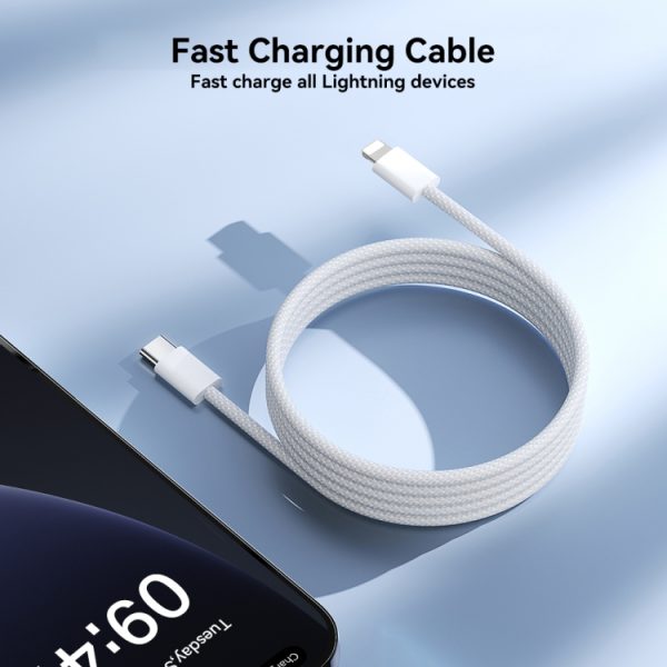 EDA006933001A_6.jpg JOYROOM S-A45 30W USB-C / Type-C to 8 Pin Fast Charge Data Cable, Length: 1m, Type-C to 8 Pin