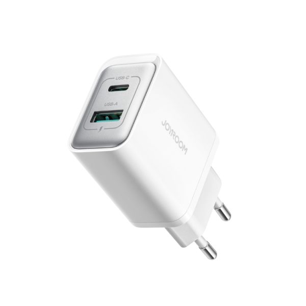 EDA006934001A-1.jpg JOYROOM JR-TCF15 30W USB+USB-C / Type-C Fast Charger, EU Plug, UK Plug