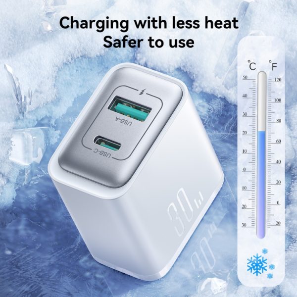 EDA006934001A_3.jpg JOYROOM JR-TCF15 30W USB+USB-C / Type-C Fast Charger, EU Plug, UK Plug
