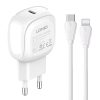 EDA006949801A-1.jpg LDNIO A1206C PD27W USB-C / Type-C Fast Charger with 1m 8 Pin Cable, EU Plug