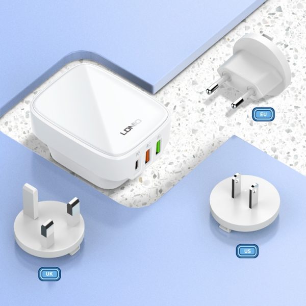 EDA0069585_B11.jpg LDNIO Q334 32W Type-C + Dual USB Port Charger with 1m Micro USB Data Cable, E...