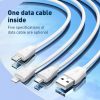 EDA0069585_B14.jpg LDNIO Q334 32W Type-C + Dual USB Port Charger with 1m Micro USB Data Cable, E...