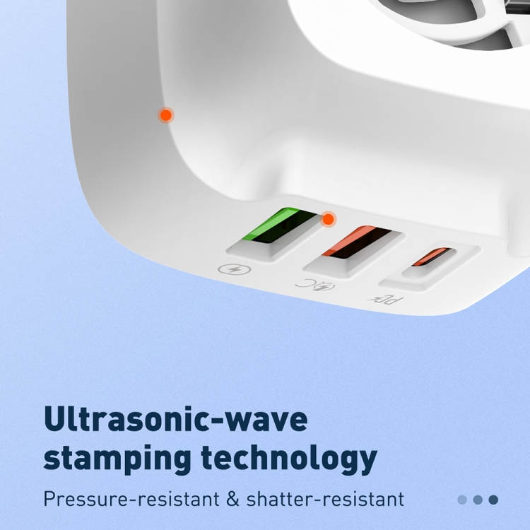 LDNIO Q334 32W Type-C + Dual USB Port Charger with 1m Micro USB Data Cable, EU Plug, UK Plug, US Plug 12 LDNIO Q334 32W Type-C + Dual USB Port Charger with 1m Micro USB Data Cable, EU Plug, UK Plug, US Plug - Image 12