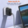 EDA0069597_B4.jpg LDNIO Q366 65W USB + Dual Type-C Port Charger with 1m USB-C / Type-C to USB-C...