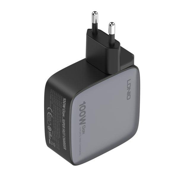 EDA006960701A_3.jpg LDNIO Q408 100W GaN USB+3 USB-C / Type-C Interface Charger with 1m 100W USB-C...